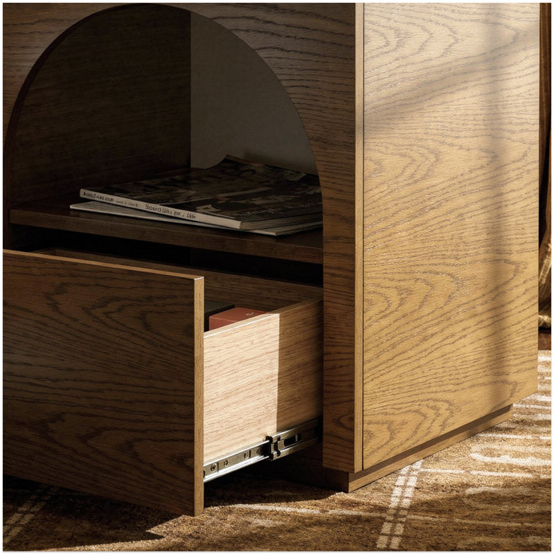 Table de chevet Besan, Noyer