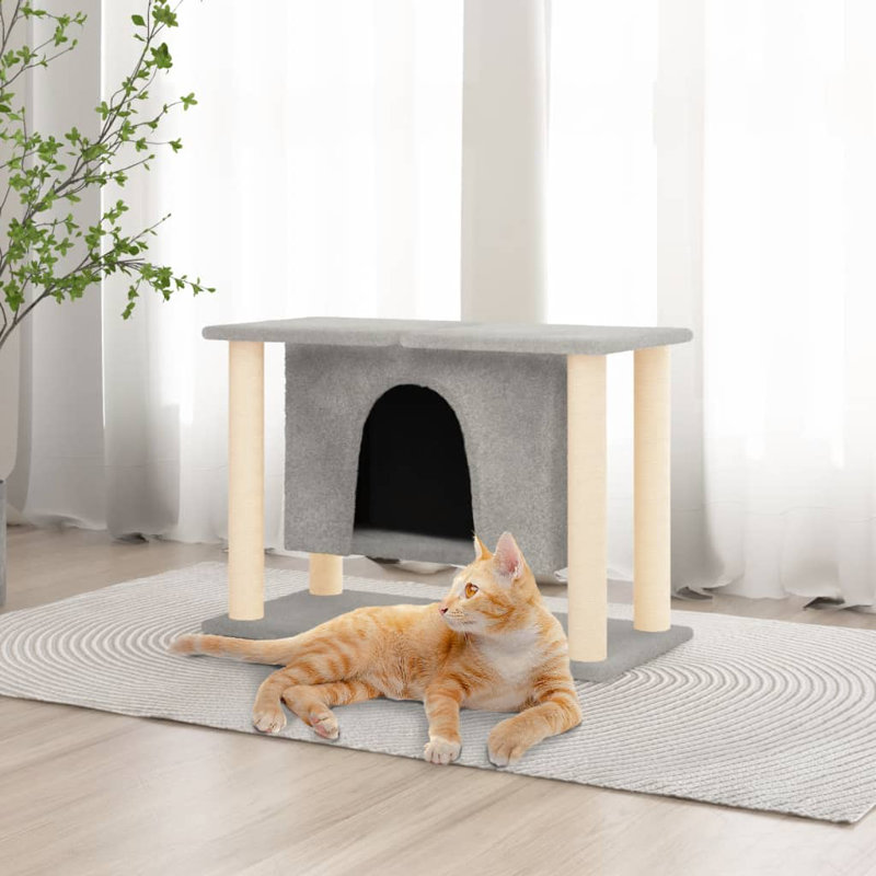 Stafford 50cm Cat Tree, Light Grey