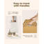 Panier à linge tissé 65l avec couvercle