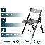 Chaise d'appoint pliante en acrylique Tabris Modern-1519183989