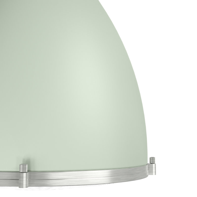 Bluff View 3 - Light Dome Pendant, Large, Soft Sage, 3 Lights