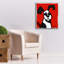 «Dog on Red» par Irena Orlov, art mural sur toile-395767083