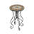 Round Ceramic Outdoor Side Table