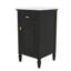 Meuble-lavabo de 20 pouces avec lavabo - tiroir inclinable, pieds en bois massif, tablette réglable - armoire autoportante moderne pour petite salle de bain, boutons en alliage de zinc-1966938715