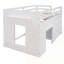 Lit mezzanine simple avec armoire et tablette-129228689