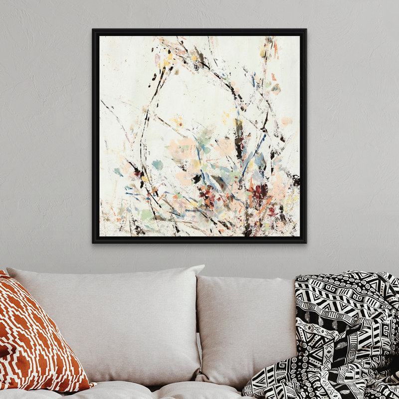 «Afprès Walk I» par Jodi Maas, reproduction d'art sur toile, Cadre flottant noir, H 38 po x l 38 po x P 1,75 po