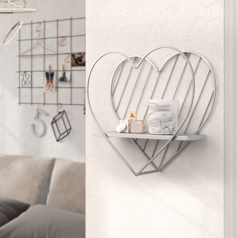 Heart Floating Shelf