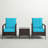 2 - Person Patio Conversation Set with Cushions-1575661273