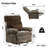 Triple Motor Power Lift Recliner Chair for Elderly, Adults, Pregnant & Post-Surgery Users, Infinite Position Electric Recliner with 105°-140° Adjustable Backrest, One-Touch TV & Reset Mode, Lumbar Pillow, Side Storage Pockets, Removable Linen Cover, Supports 308 Lbs for Living Room Bedroom-901117463