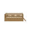 Lit plateforme simple avec garde-corps et lit gigogne-454479845