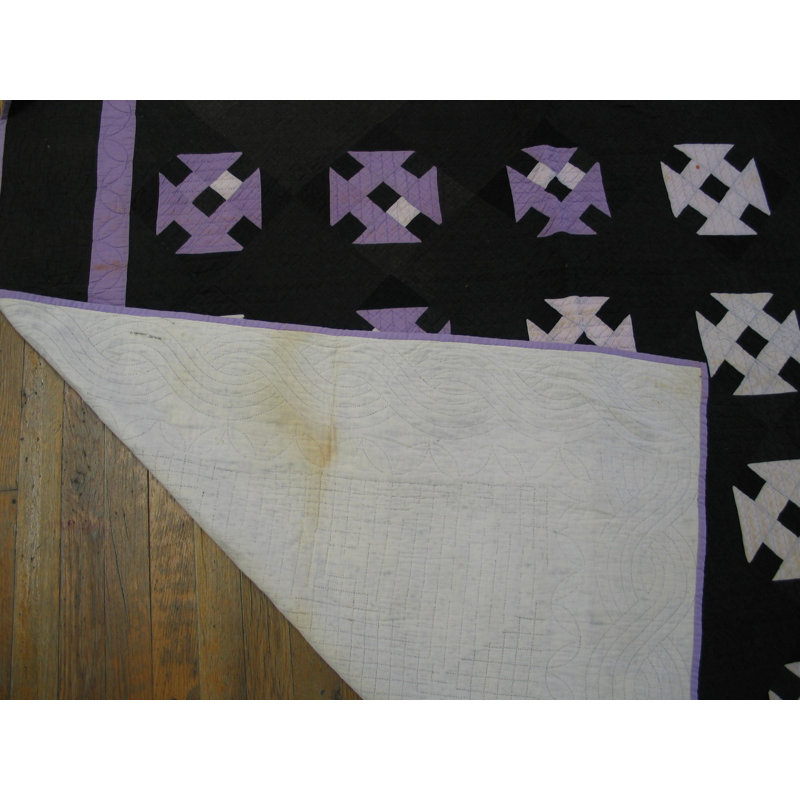 Antique Quilt American Knotted Rug