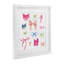 Colored Bows on Plaid, reproduction d'art encadrée sous verre, design par Lucille Price-1625990369-1625990375