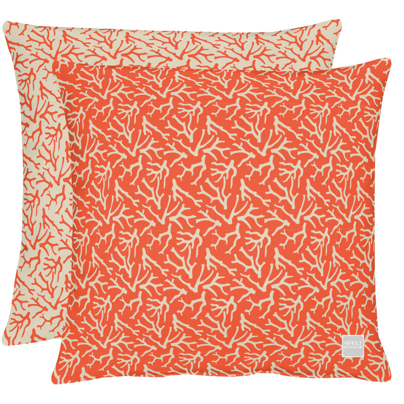 Square Cushion, Red