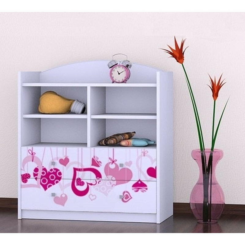 Elle 96cm H X 86cm W Kids Cube, White