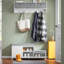 Heckson Polyester Upholstered Storage Bench