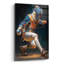  «Fencer Legend 2» par Ann Klee, art mural en verre acrylique, 12 po x 16 po