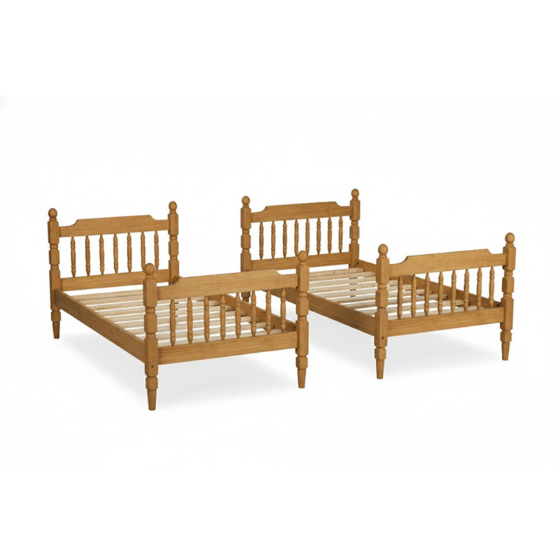 Small Single (2'6) Bunk Bed with Built-in Ladder Included