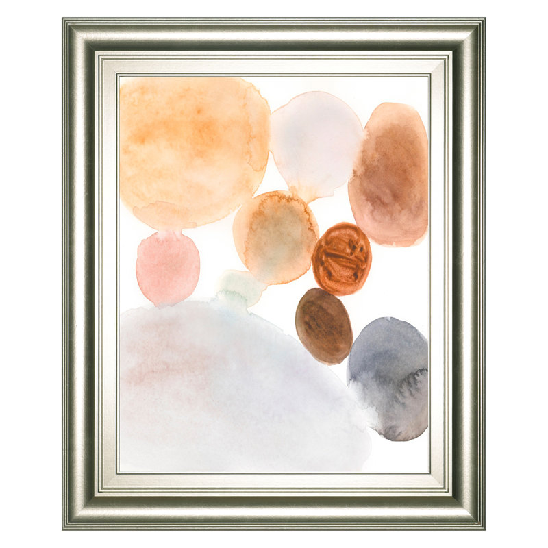 Art mural Marble Wash II - 22 po x 26 po - Cadre argenté