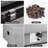60" Rectangular Propane Fire Pit Table with Lava Rocks – 50,000 BTU Outdoor Gas Fireplace for Patio or Deck