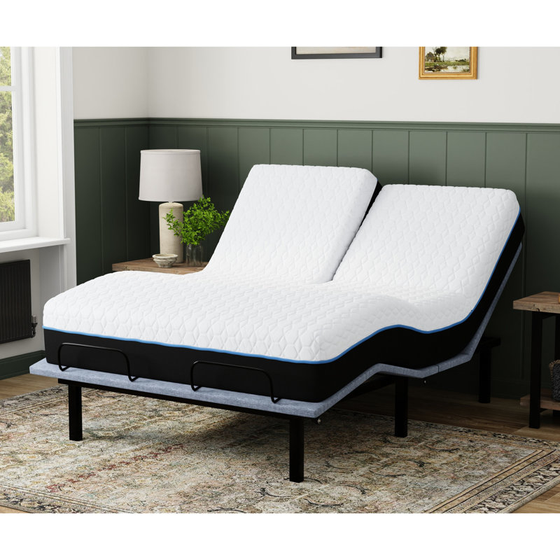 Matelas très grand 12 po avec mémoire de forme en gel et mousse de refroidissement douce cuivrée, Très grand séparé