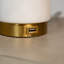 Lampe de table en marbre Yizelle