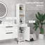Armoire de salle de bain autoportante et robuste