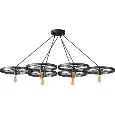 6 - Light Brushed Silver Unique/Statement Pendant
