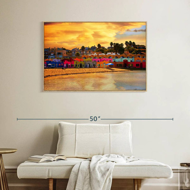 Capitola Sau, Cadre flottant en bois naturel, 40 po x 27 po