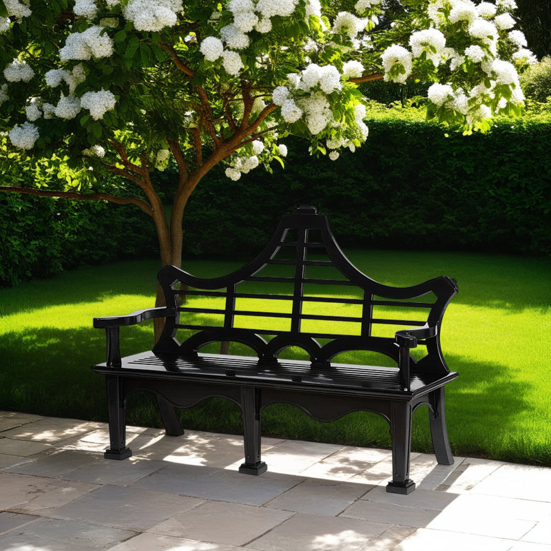 Banc de jardin Bay Lake, Noir de jais