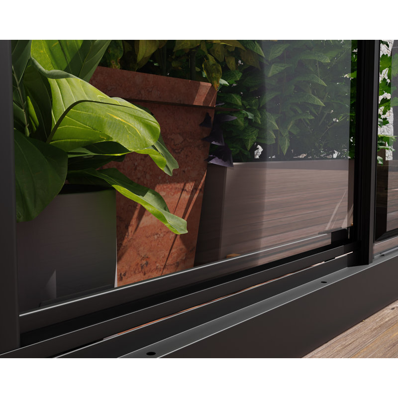 Palram Black Polycarbonate and Aluminum Mini Greenhouse
