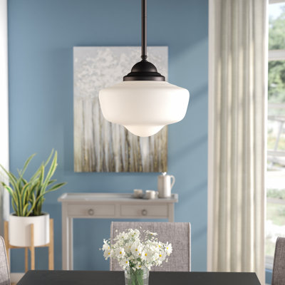 Luminaire suspendu Wade Logan Belby avec opale