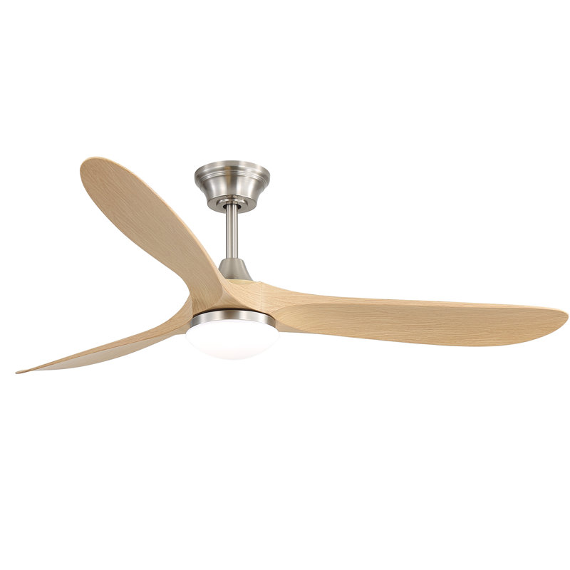  Ventilateur de plafond de style moderne à 3 pales de 60 po avec télécommande Nicola