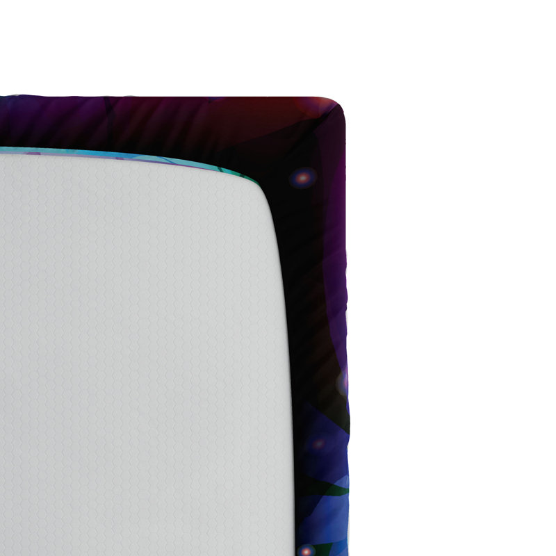 Microfiber Abstract Fitted Sheet, Full Fitted Sheet