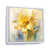 White Floater Framed