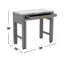 Rustic Dining Set Counter Height Dining Table W Storage Drawer Faux Marble Top Stools Light Grey Dining Room Furniture-114273130
