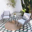 Ensemble de conversation en rotin pour 2 personnes avec coussins Barrantes