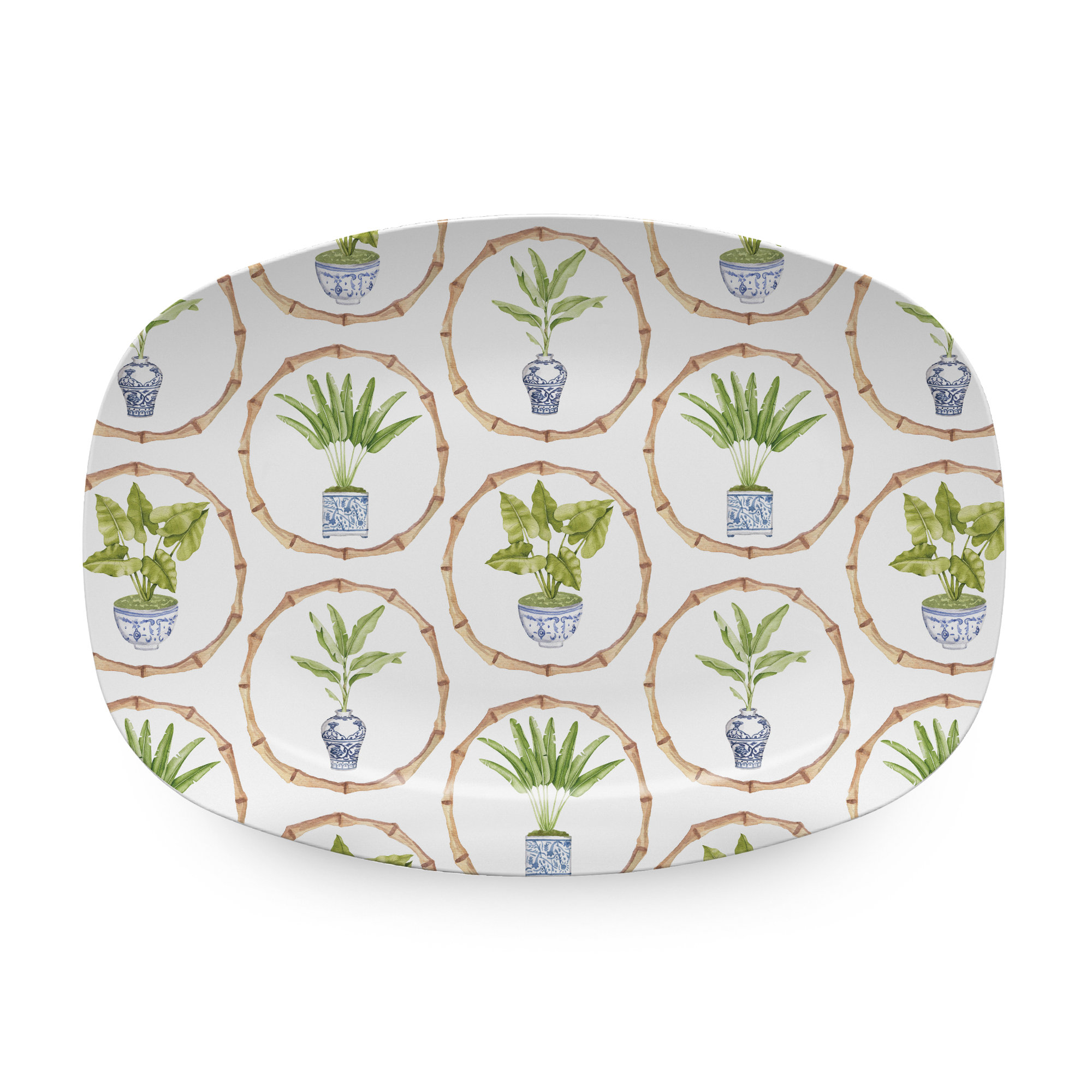 Traychic Oval Resin Platter