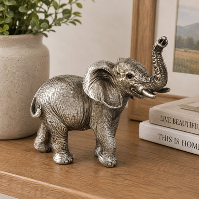 Orkin Standing Elephant Silver Figurine