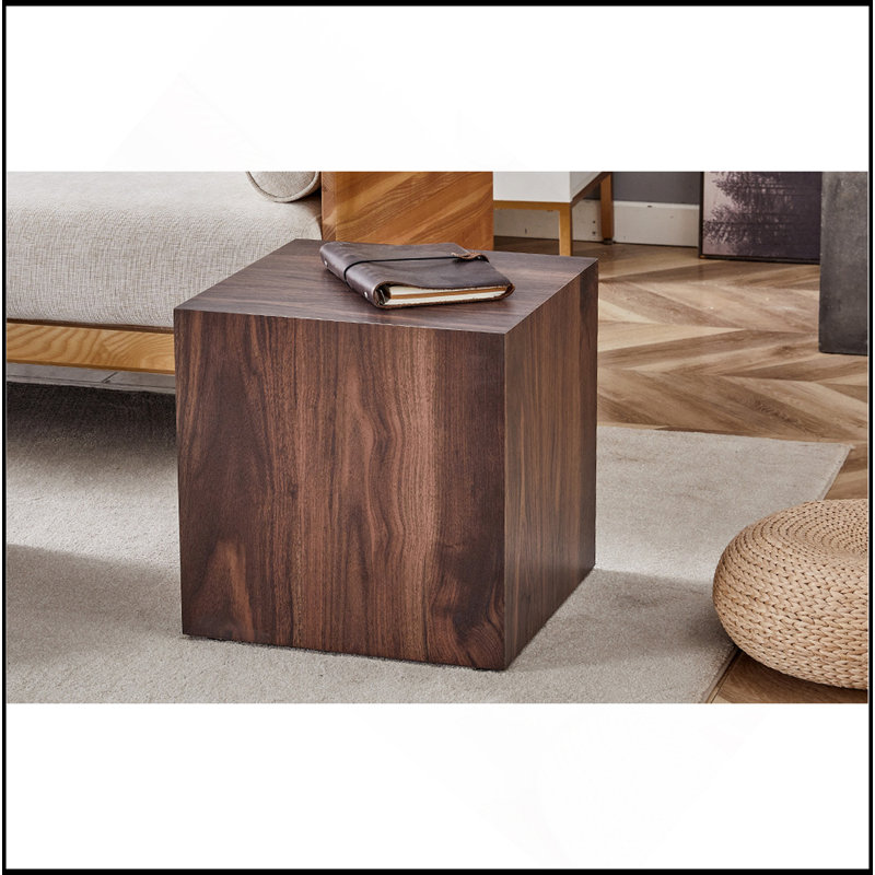 Table basse simple Torbay, H 15,7 po x L 15,7 po x l 15,7 po, Bois