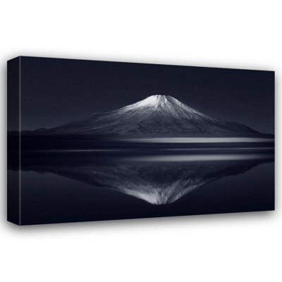 Loon Peak Suzuki, Takashi Gallery Wrapped Canvas Art Titled: Reflection Mt. Fuji