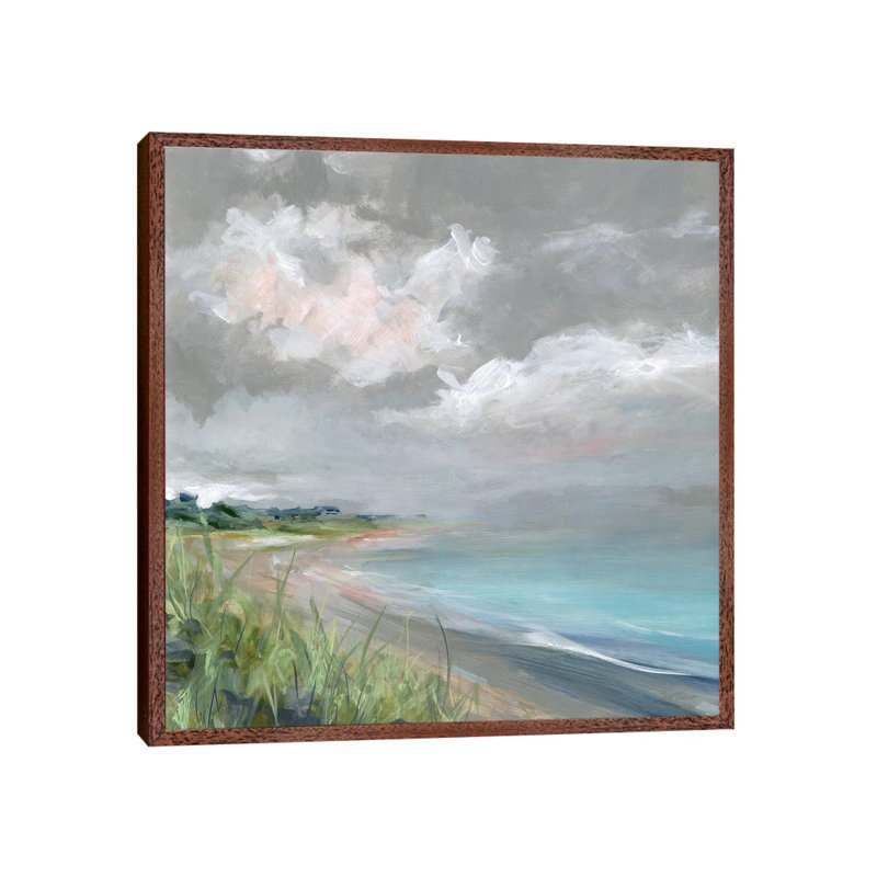 Gentle Sunrise by Carol Robinson - Painting on Canvas, Classic Brown Wood Framed Canvas, 66.04 cm H x 66.04 cm W
