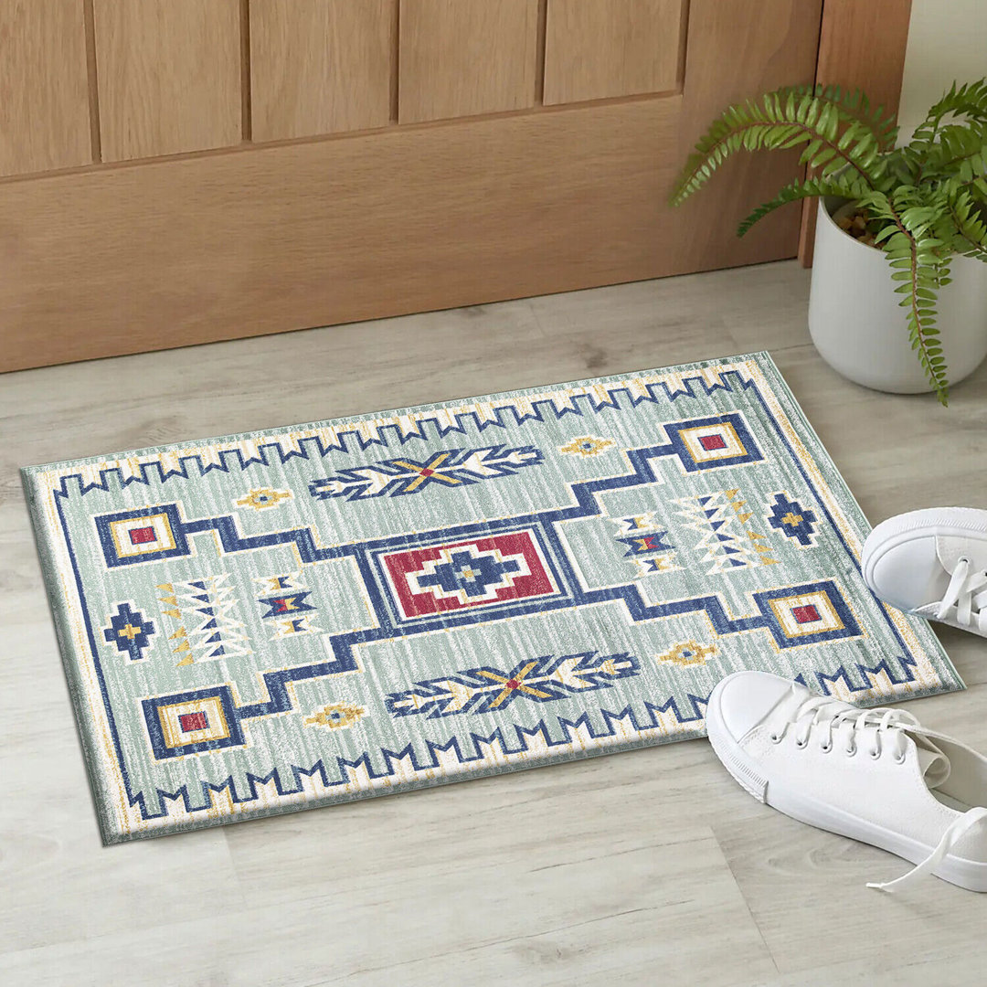 Bergeron Southwestern Indoor / Outdoor Area Rug