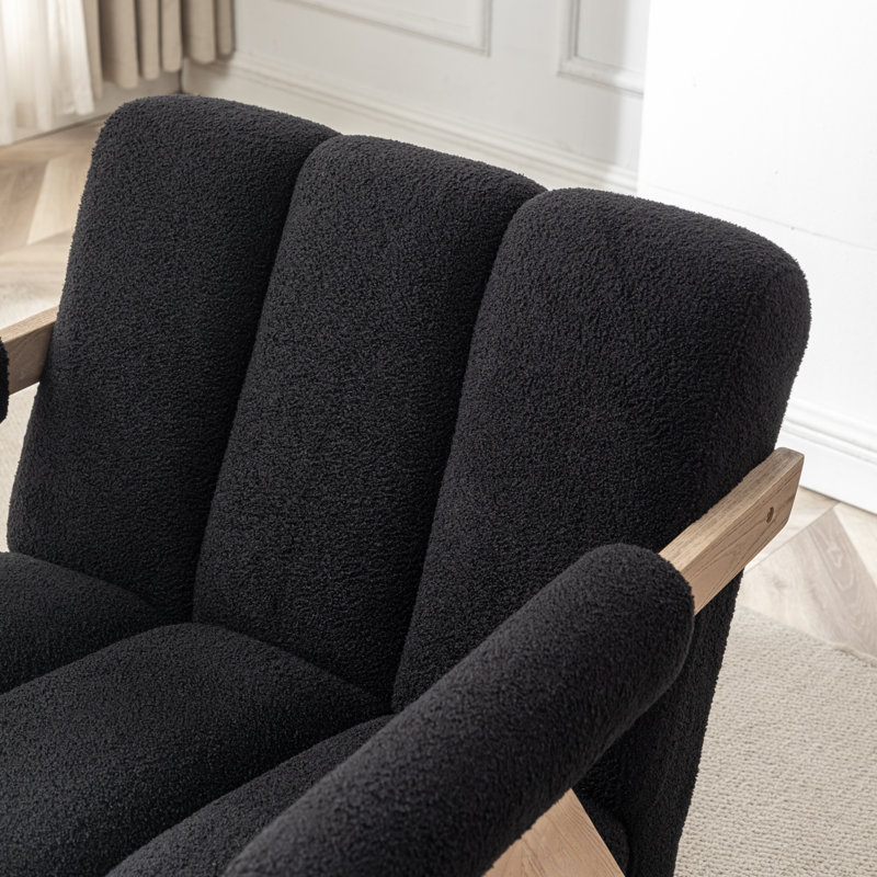 Fauteuil Chenice, Polyester noir