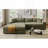 Mirod Large Sectional Sofa with Thick Cushions-1306370376