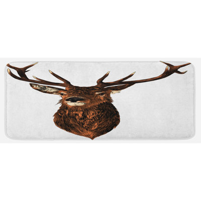 Rustic Polyester Kitchen Mat