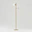 Sphere 65 in. Modern LED Energy-Efficient Floor Lamp with 2 Glass Globe Shades-54373944