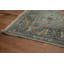 Tapis traditionnel complexe 7 x 7 avec motif floral rétro