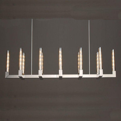 Lustre linéaire à 12 lumières Kampyli