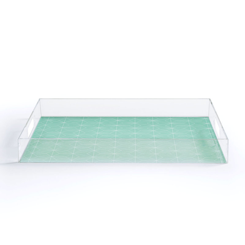 Plateau de repose-pieds en acrylique Hello Sayang Starburst, H 1 po x l 6 po x L 8 po