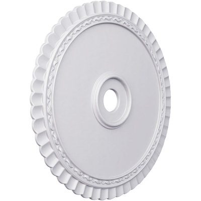 Médaillon de plafond Endurathane Blake, P 23 5/8 po x P 1 po, apprêté en usine